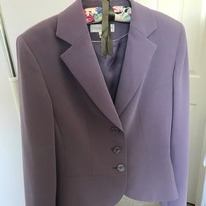 Casual Corner Lavender Suit (skirt + jacket)